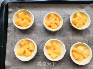 #水果#蛋挞皮芒果酥的做法步骤:4