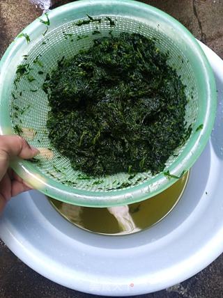 湖南的艾叶粑粑的做法步骤:2