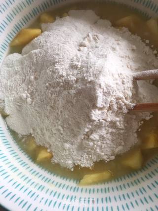 “水果”菠萝软蒸糕的做法步骤:12
