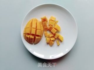 冰草芒果鸡肉色拉的做法步骤:3