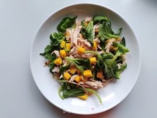 冰草芒果鸡肉色拉的做法步骤:5