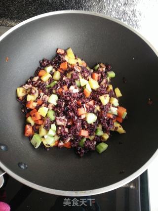 菠萝炒饭的做法步骤:14