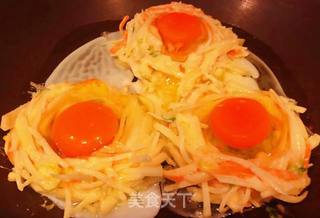 #鸡蛋#土豆胡萝卜抱蛋的做法步骤:9