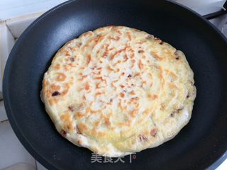 红枣葡萄干发面饼的做法步骤:11