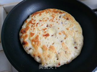 红枣葡萄干发面饼的做法步骤:12
