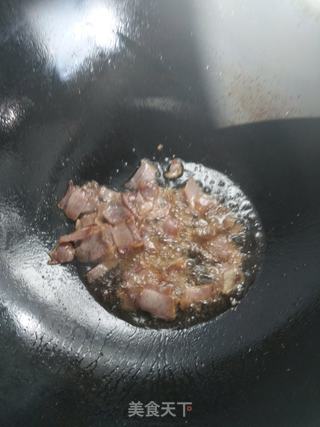 莴苣腊肉焖油面的做法步骤:7