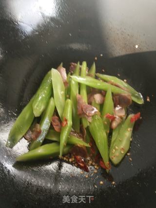 莴苣腊肉焖油面的做法步骤:8