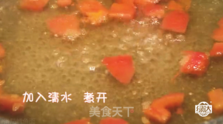 番茄鳕鱼面的做法步骤:8