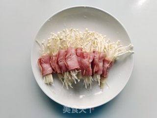 培根金针菇卷的做法步骤:5