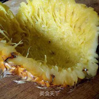 #水果# 什锦菠萝饭的做法步骤:4