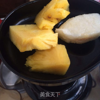 菠萝雪梨汁的做法步骤:5