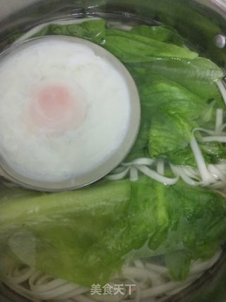 生菜鸡蛋面的做法步骤：4