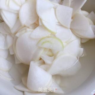 酸辣白萝卜的做法步骤:3