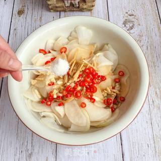 酸辣白萝卜的做法步骤:8