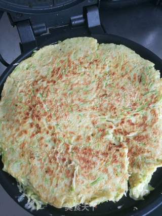 西葫芦鸡蛋饼的做法步骤:5