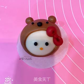可爱造型馒头 超萌HelloKitty 咱们裸熊We Bare Bears的做法步骤:9