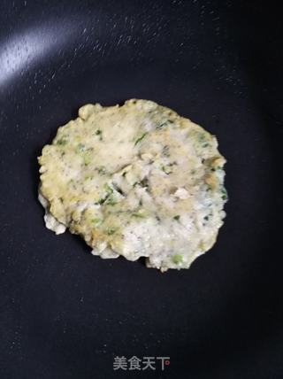 黑豆渣香菜鸡蛋饼的做法步骤:12