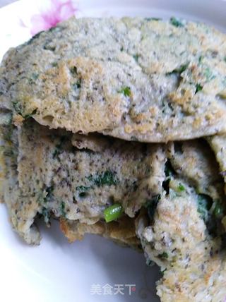 黑豆渣香菜鸡蛋饼的做法步骤:13
