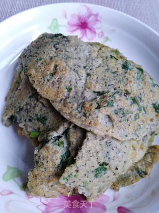 黑豆渣香菜鸡蛋饼的做法步骤:14