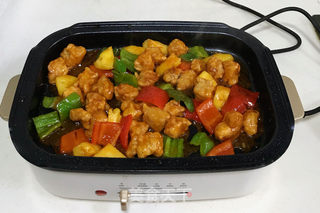 菠萝咕噜肉的做法步骤:8