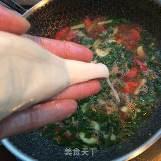 茄汁揪面的做法步骤:8