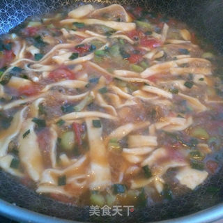 茄汁揪面的做法步骤:9