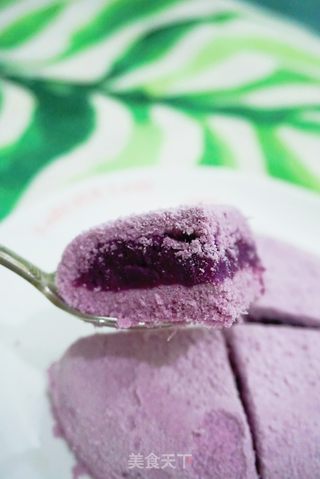紫薯糕的做法步骤:12