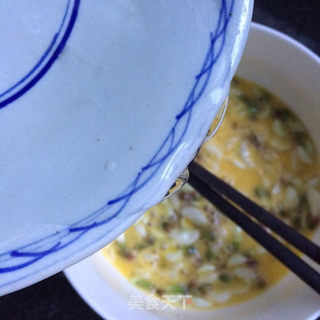 槐花蒸蛋的做法步骤:4