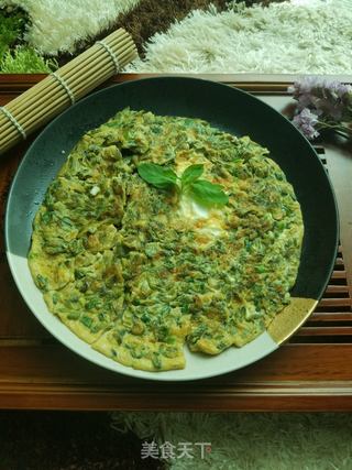 槐花蛋饼的做法步骤:6