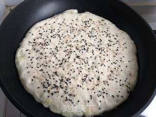 发芽葱发面饼的做法步骤:11
