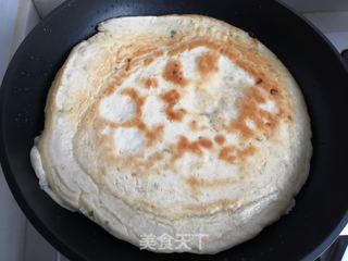 发芽葱发面饼的做法步骤:13