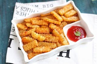 孜然狼牙土豆的做法步骤:9