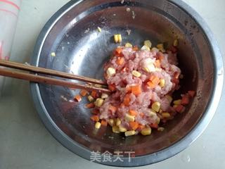 蒸玉米饺子的做法步骤:4