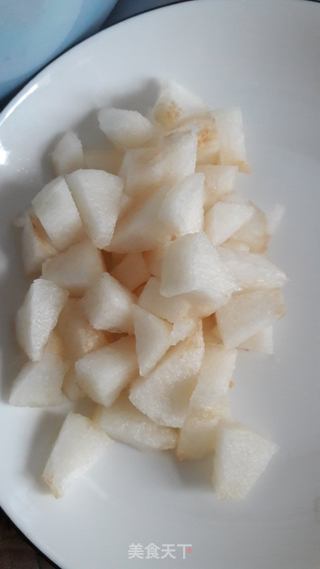 当雪梨遇上蛋炒饭的做法步骤:2