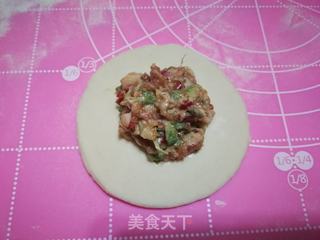 春日美味:香辣槐花猪肉包的做法步骤:19