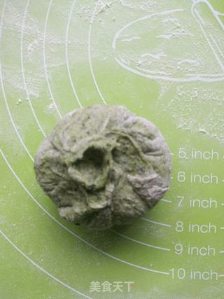 艾叶豆干榨菜包的做法步骤:11