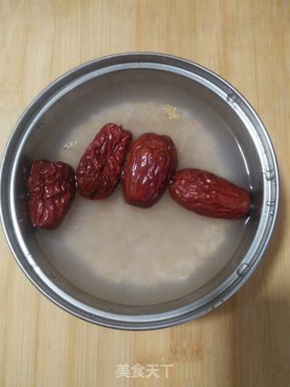 红枣麦片粥的做法步骤:3