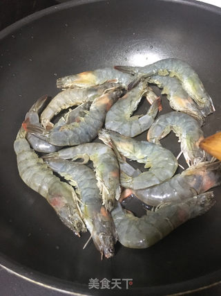 咖喱大虾的做法步骤:5