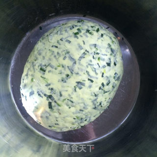 香煎韭菜饼的做法步骤:4