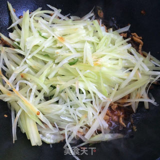 家常鱼香肉丝的做法步骤:8
