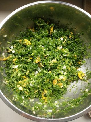 玉米发面茴香包子的做法步骤:10