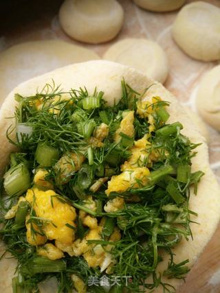 玉米发面茴香包子的做法步骤:13