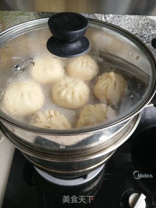玉米发面茴香包子的做法步骤:15