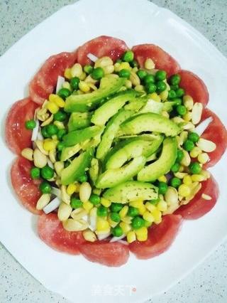 牛油果沙拉的做法步骤:7