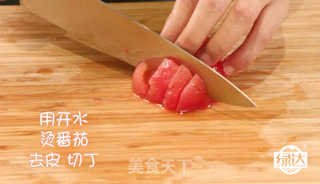 宝宝辅食-番茄肉拌面的做法步骤：1
