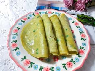 12M+宝宝辅食,小油菜软饼的做法步骤:13