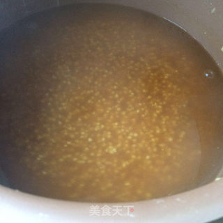 红糖小米粥的做法步骤:7