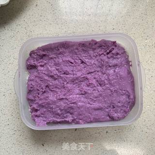 紫薯牛奶小方的做法步骤:6