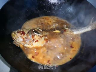 酱焖黄花鱼的做法步骤:14