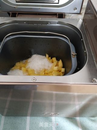 面包机版菠萝果酱的做法步骤:6